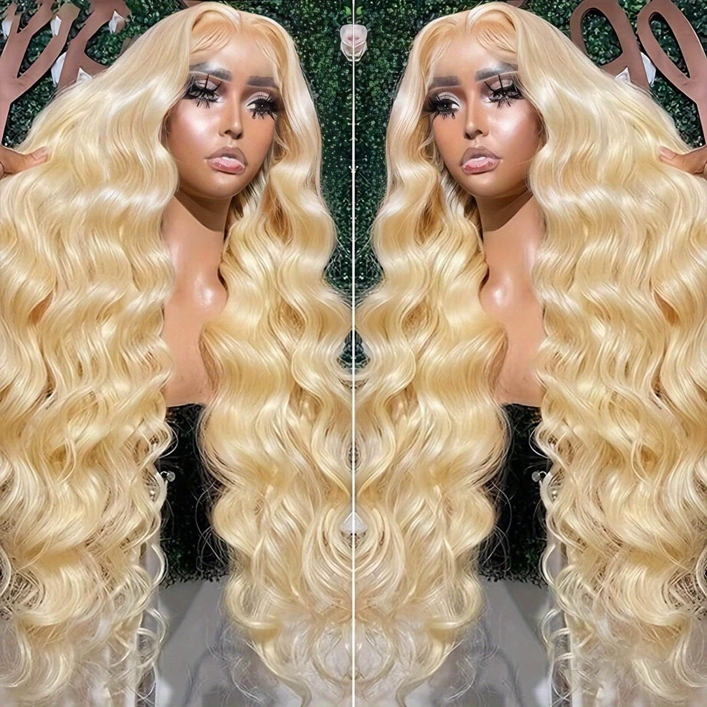 613 Lace Front Wig Human Hair 13x4 Body Wave Blonde Lace Frontal Wigs Human Hair Pre Plucked Glueless Wigs Human Hair 180 Density 30 Inch