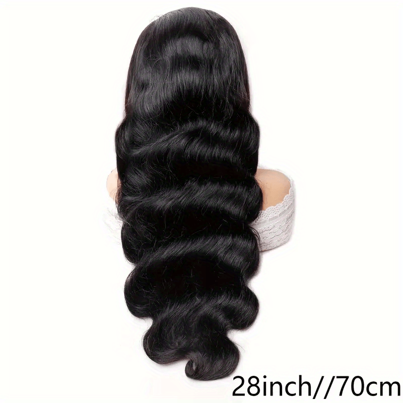 Hair Sophisticated Body Wave Lace Front Wig – 13x4 HD Transparent Lace, Pre-Plucked with Baby Hair, 100% Human Hair, 200% Density, Natural Color Wig for Women