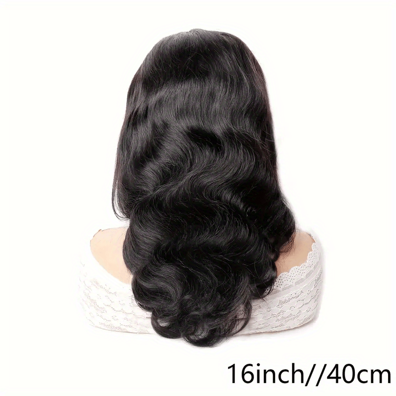 Hair Sophisticated Body Wave Lace Front Wig – 13x4 HD Transparent Lace, Pre-Plucked with Baby Hair, 100% Human Hair, 200% Density, Natural Color Wig for Women