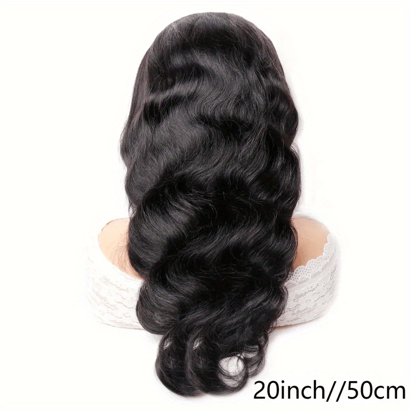 Hair Sophisticated Body Wave Lace Front Wig – 13x4 HD Transparent Lace, Pre-Plucked with Baby Hair, 100% Human Hair, 200% Density, Natural Color Wig for Women