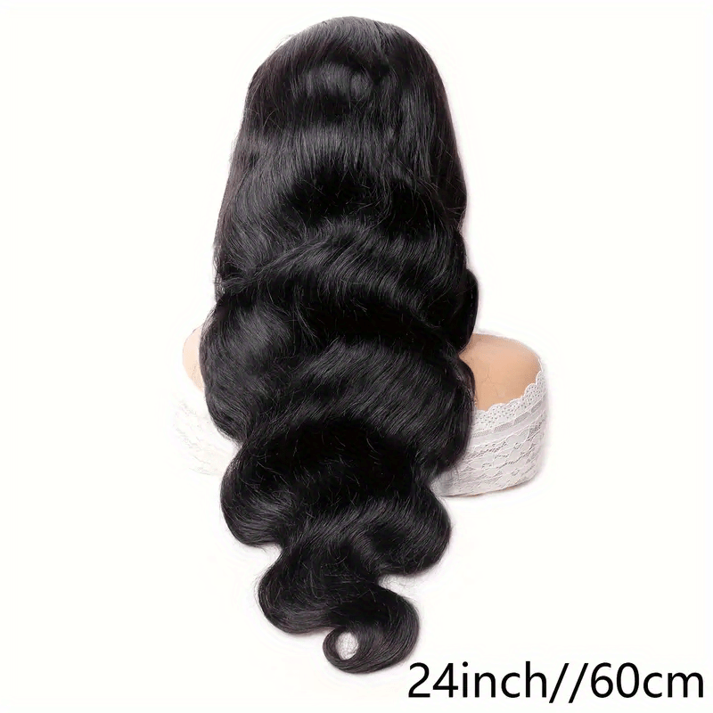 Hair Sophisticated Body Wave Lace Front Wig – 13x4 HD Transparent Lace, Pre-Plucked with Baby Hair, 100% Human Hair, 200% Density, Natural Color Wig for Women