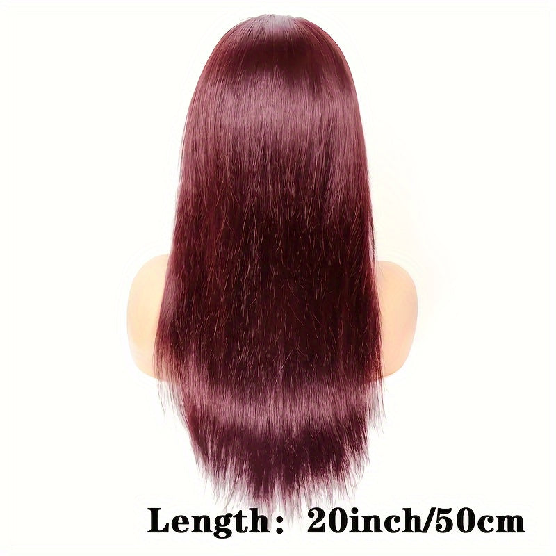 Hair Sophisticated 99J Burgundy Lace Front Wig – 13x4 HD Transparent Lace, 200% Density, Pre-Plucked with Baby Hair, Glueless Human Hair Wig, Available in 22-34 Inches
