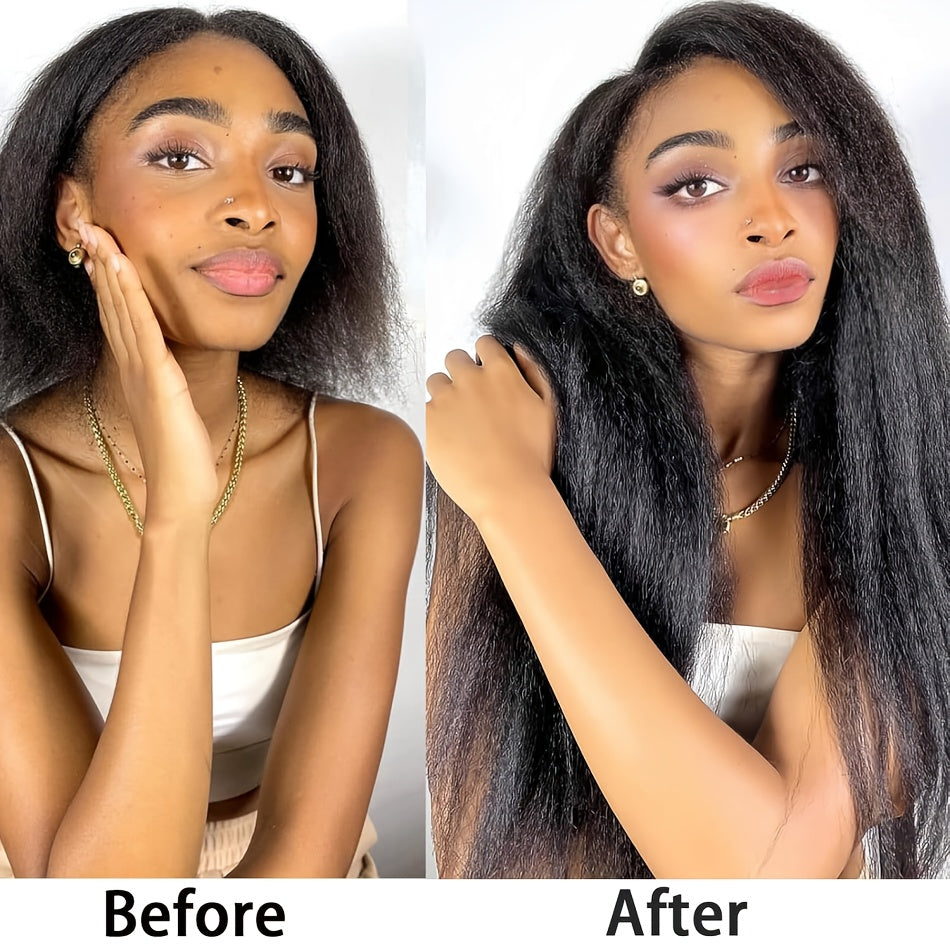 Hair Sophisticated™ – Yaki Luxe 4-Bundle Set with 4x4 Closure