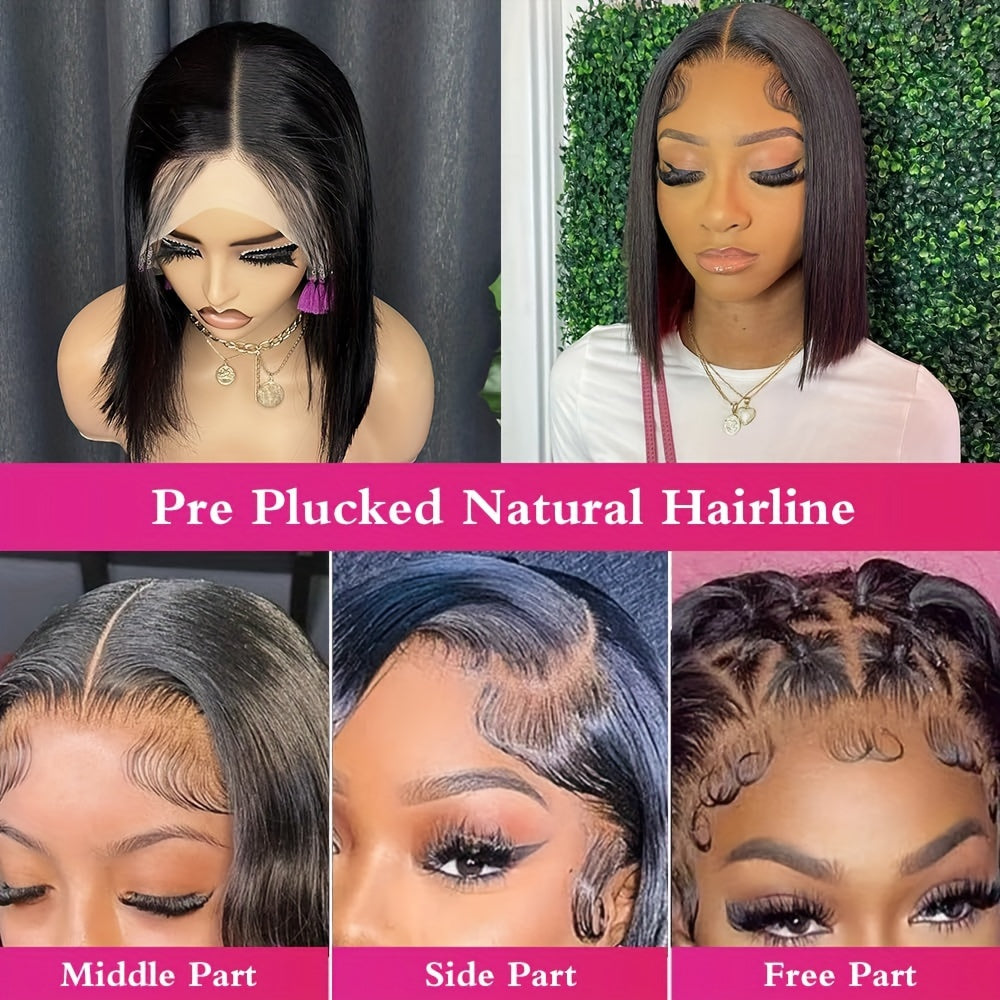 Hair Sophisticated - Bob Wig for Women, 13x4 Lace Front, Human Hair