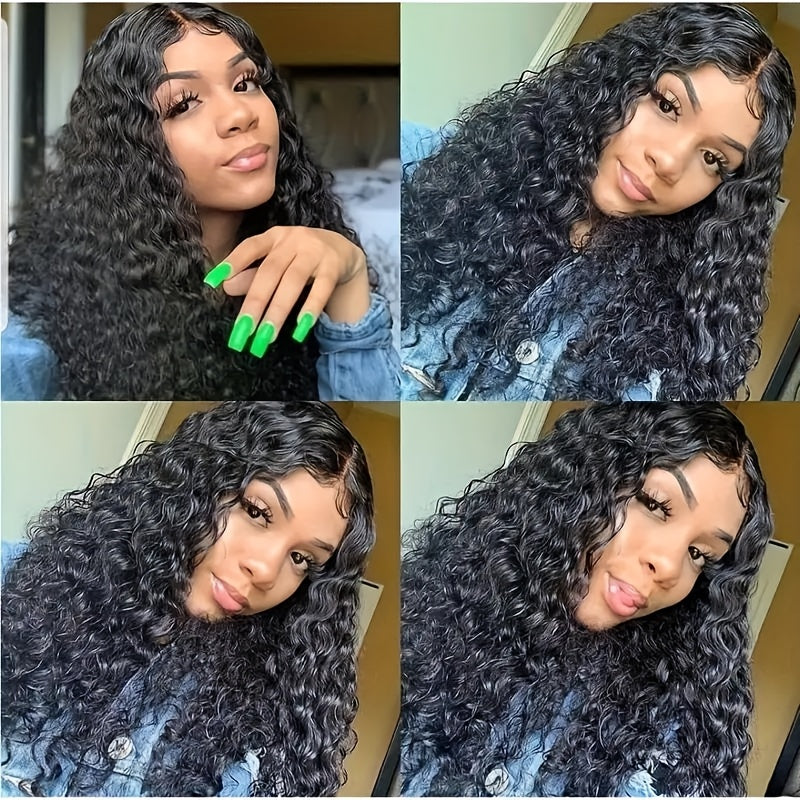 Hair Sophisticated™ – Deep Ocean 3-Bundle Set 12A Brazilian Virgin Deep Wave Hair | 100% Unprocessed | Wet & Wavy Look