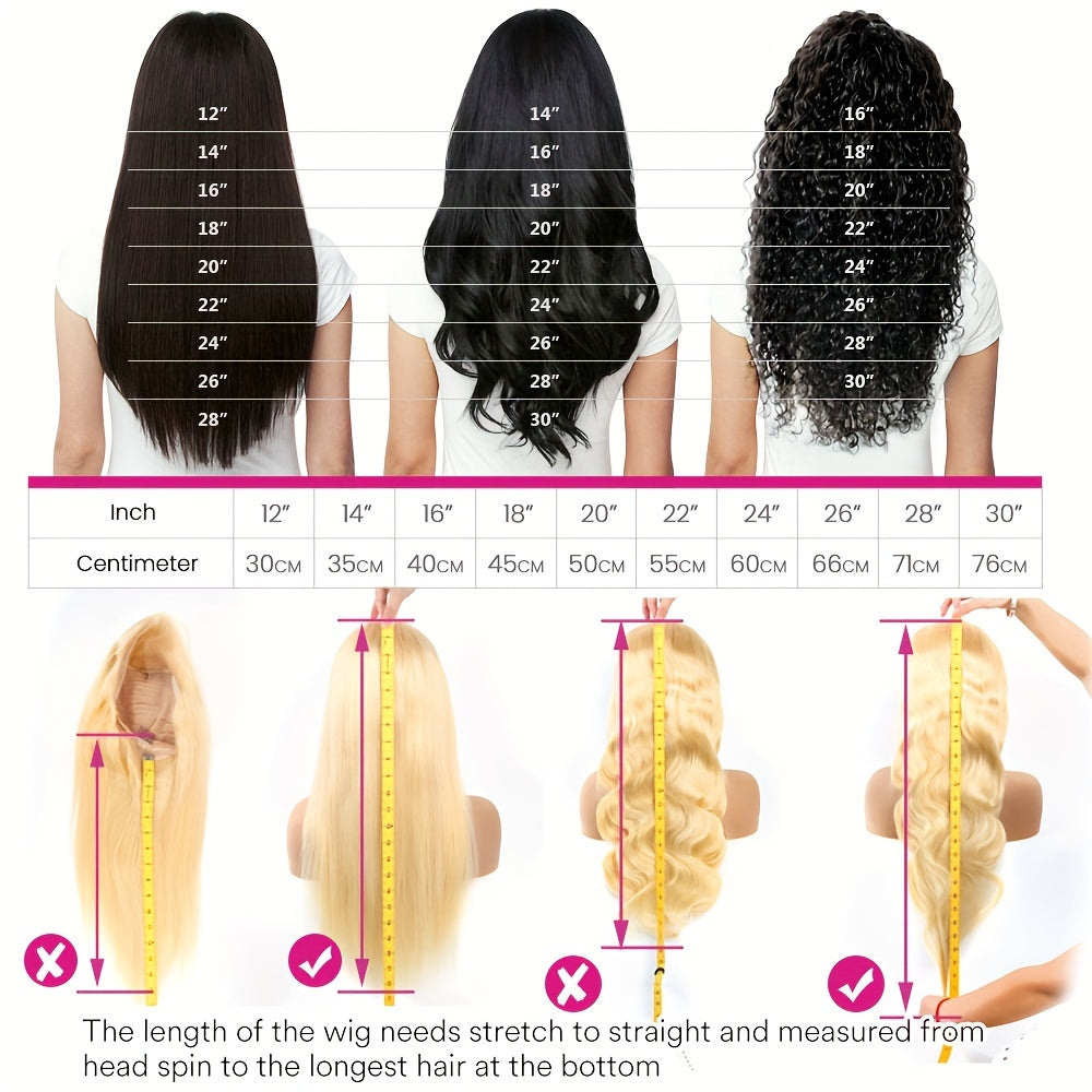 Hair Sophisticated 613 Blonde Deep Wave Lace Front Wig – 13x4 HD Transparent Human Hair Wig, Pre-Plucked with Baby Hair, 180% Density, 20-24 Inches, Natural Look for Women