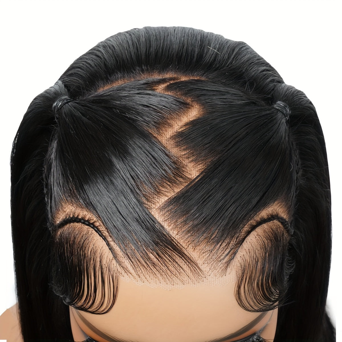 Alipearl Hair Glueless Styled Short BOB Wig Straight Pre-Styled 13x4 Ready To Go Lace Frontal Wig Put On And Go Human Hair Wigs Pre Bleached Pre Cut Pre Plucked 250% Density