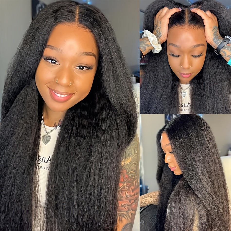 Hair Sophisticated™ – Yaki Luxe 4-Bundle Set with 4x4 Closure