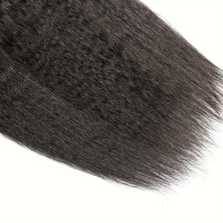 Hair Sophisticated™ – Yaki Luxe 4-Bundle Set with 4x4 Closure