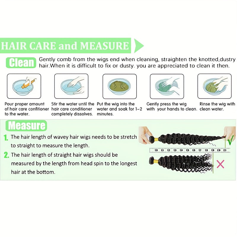 Hair Sophisticated™ – Deep Ocean 3-Bundle Set 12A Brazilian Virgin Deep Wave Hair | 100% Unprocessed | Wet & Wavy Look