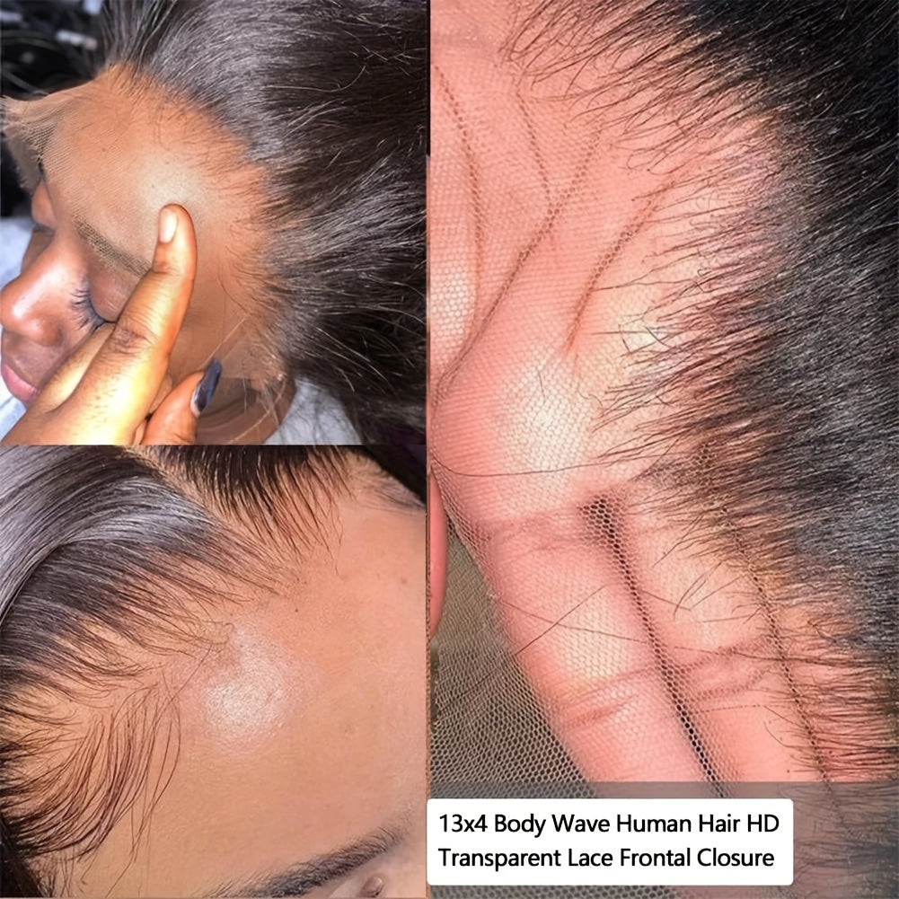 Hair Sophisticated™ – Sleek Crown Set Brazilian Straight Bundles + 13x4 HD Lace Frontal | 100% Virgin Hair | Unprocessed