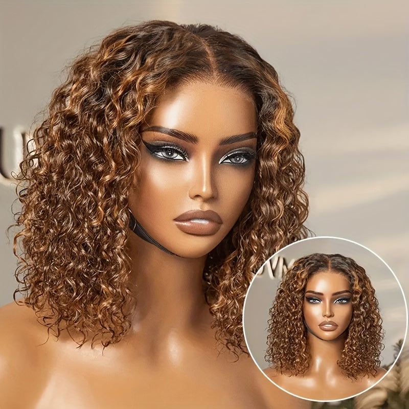 Hair Sophisticated™ 14" Ombre Blonde Deep Wave Bob Wig