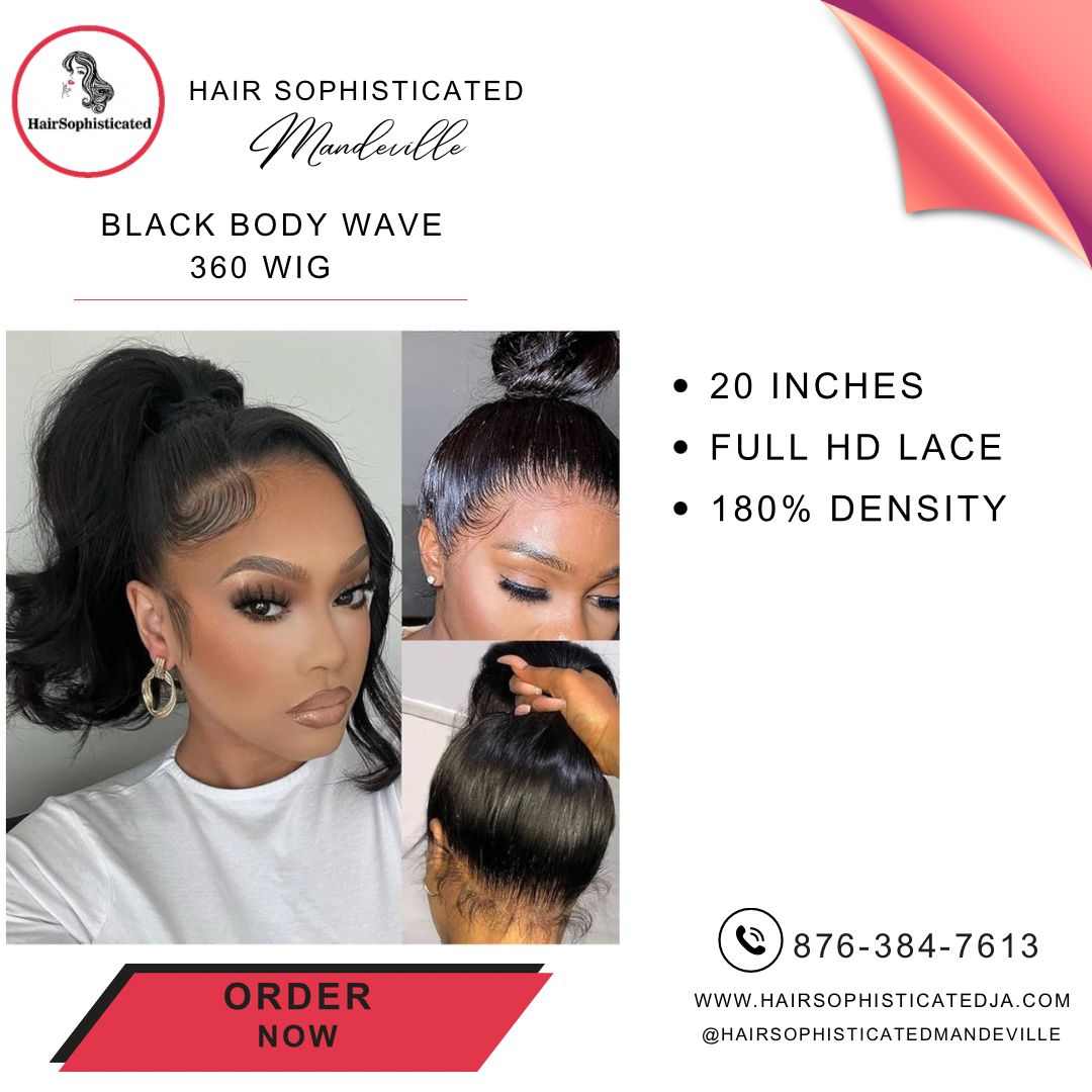 Black body wave 360 wig