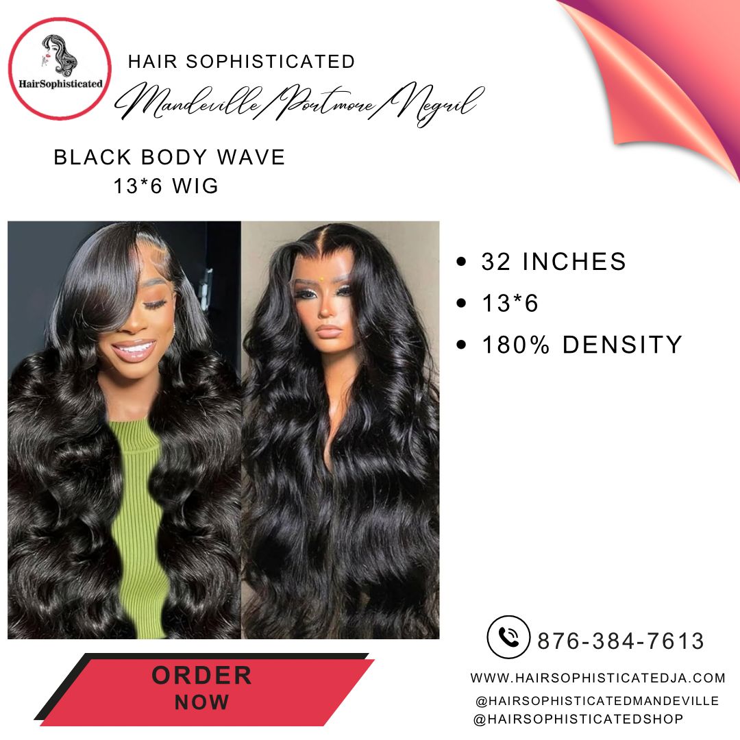 Black body wave 13*6 wig