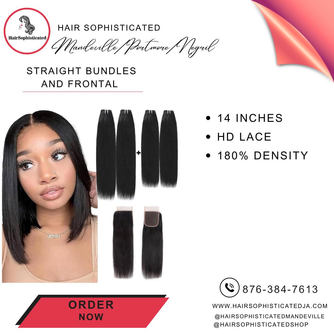 Straight bundles and frontals