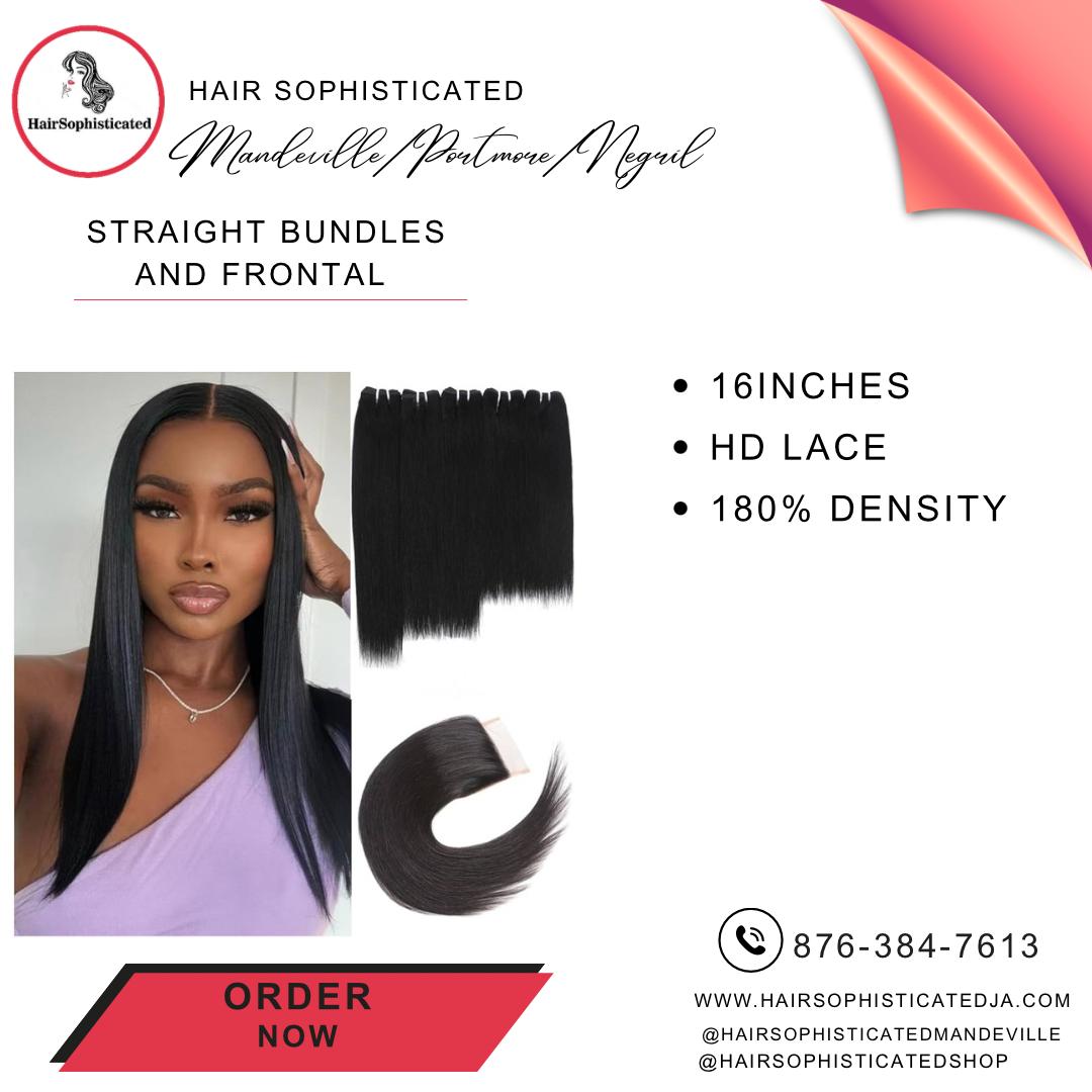 Straight bundles and frontals