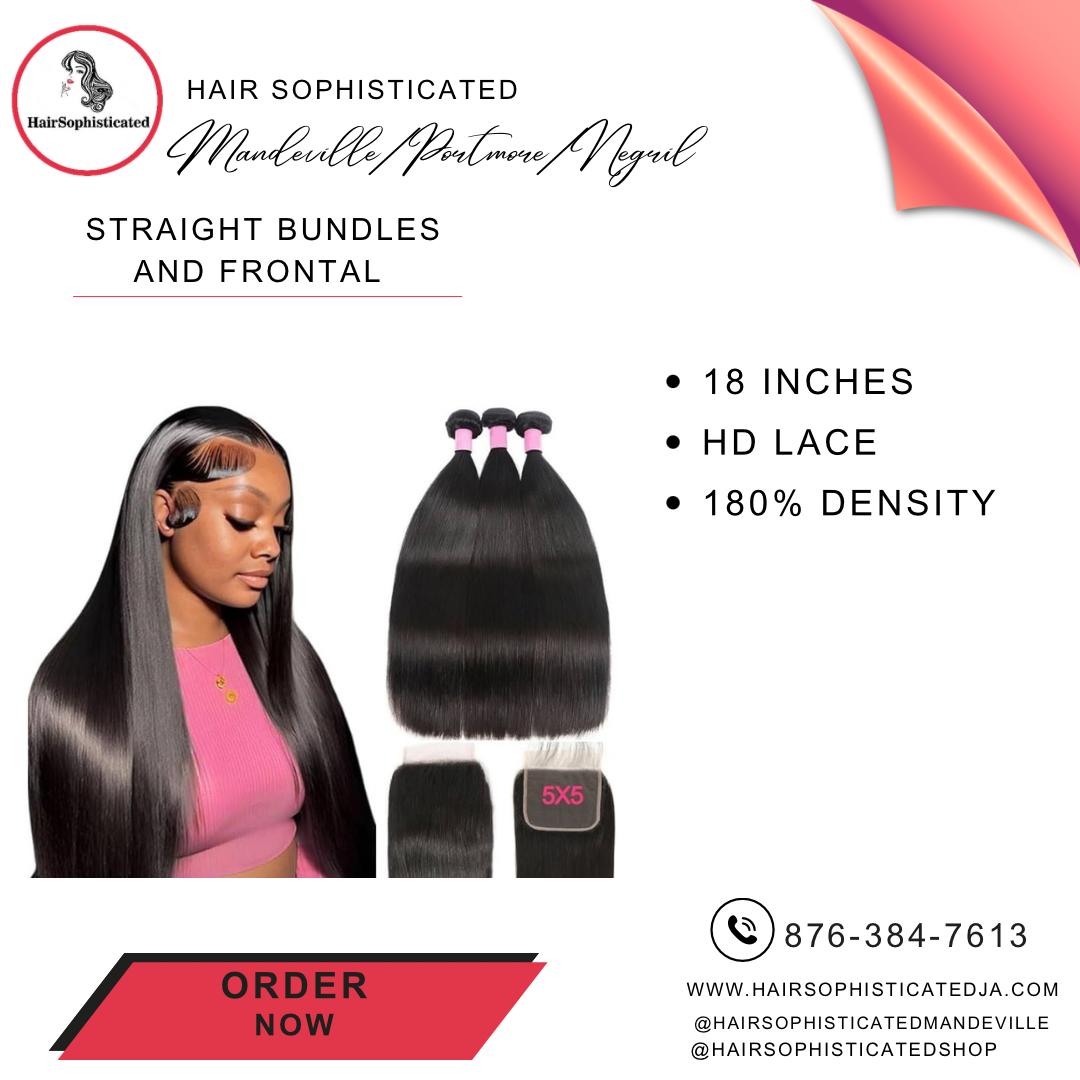 Straight bundles and frontals