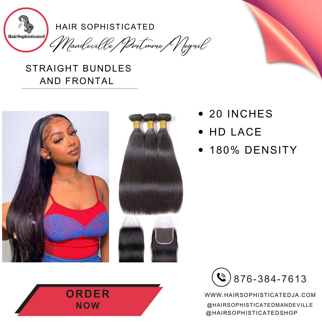 Straight bundles and frontals