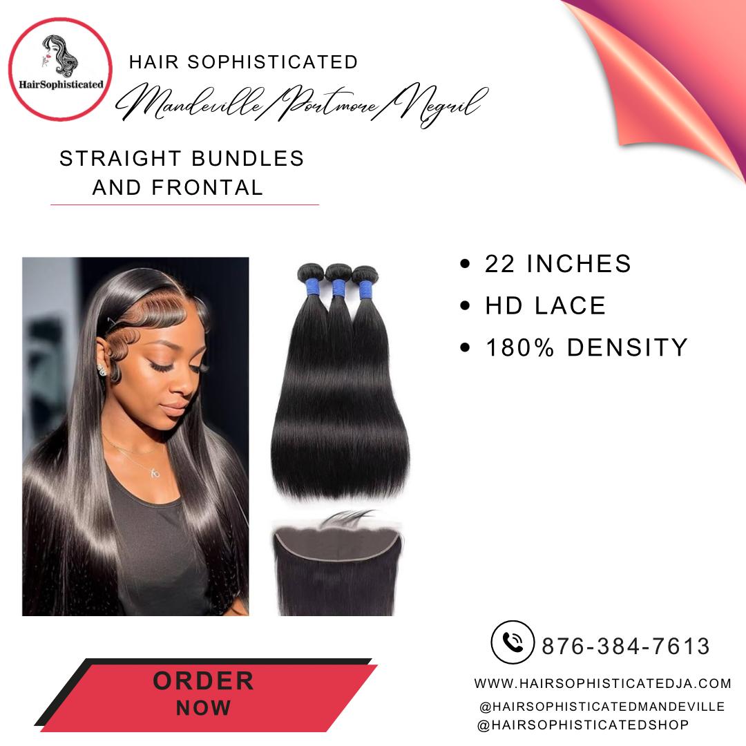 Straight bundles and frontals