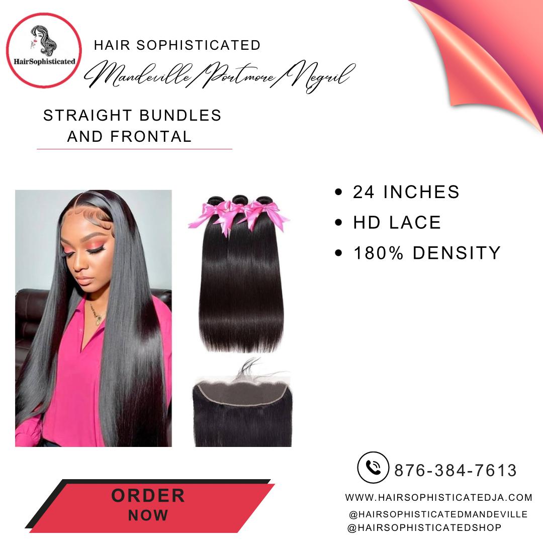 Straight bundles and frontals
