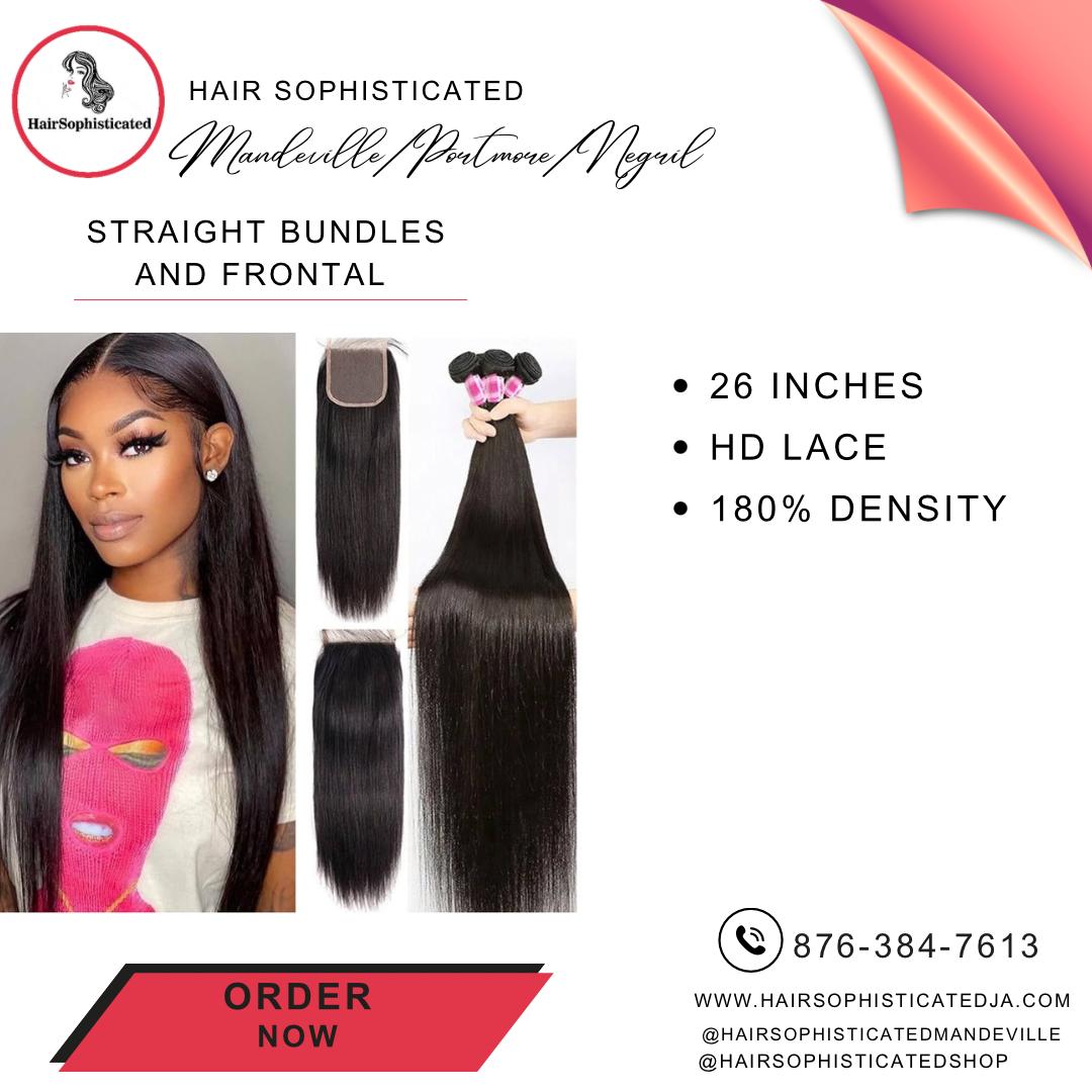 Straight bundles and frontals