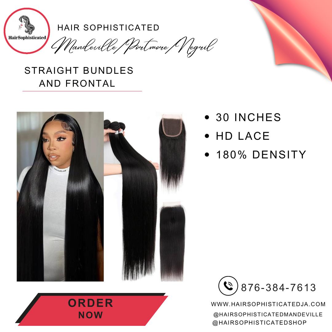 Straight bundles and frontals