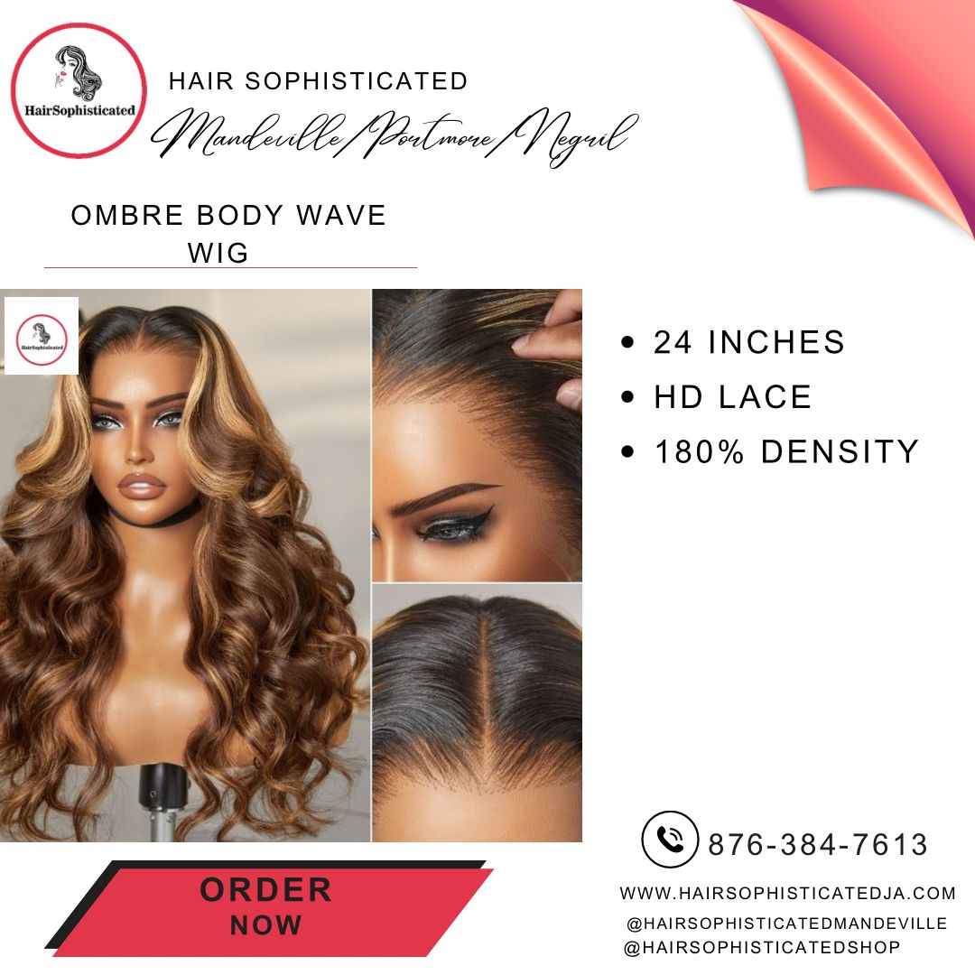 Ombre body wave wig