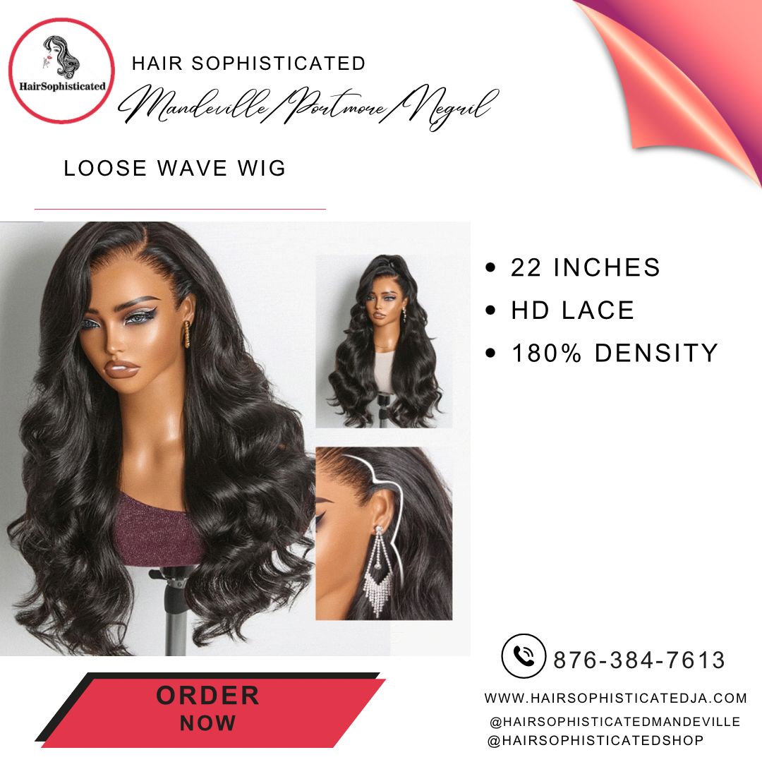 Loose wave wig