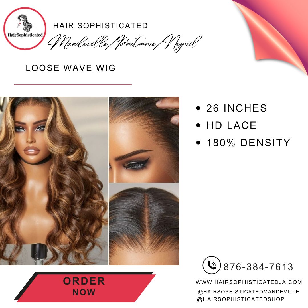 Loose wave wig