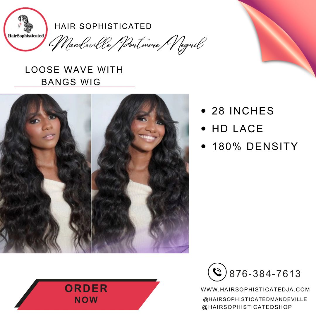 Loose wave wig