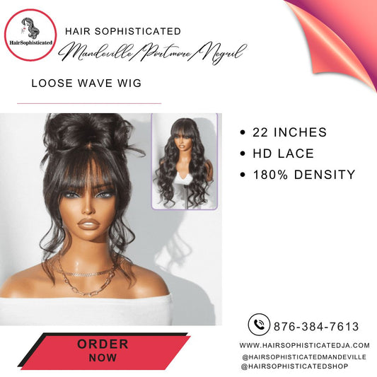 Loose wave wig