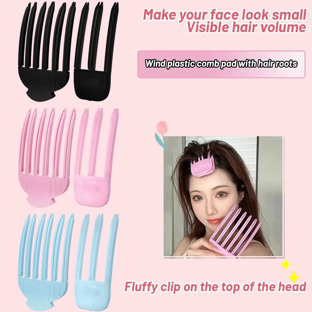 New High Head Top Artifact Wind Shaping Comb Hair Roots Naturally Fluffy Lazy Traceless Hair Clip Hair Fluffy Shaping Artifact