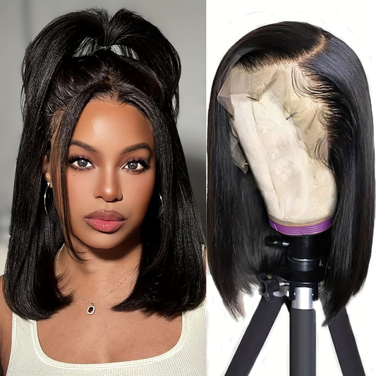 Hair Sophisticated - Bob Wig for Women, 13x4 Lace Front, Human Hair