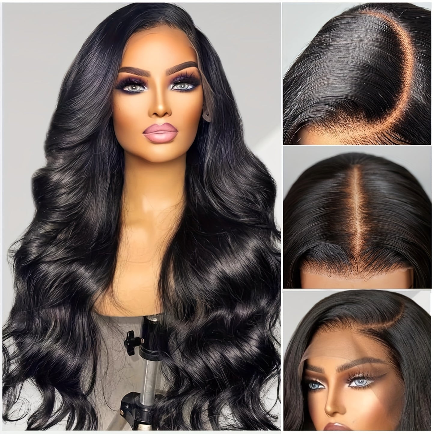 Hair Sophisticated Body Wave Lace Front Wig – 13x4 HD Transparent Lace, Pre-Plucked with Baby Hair, 100% Human Hair, 200% Density, Natural Color Wig for Women