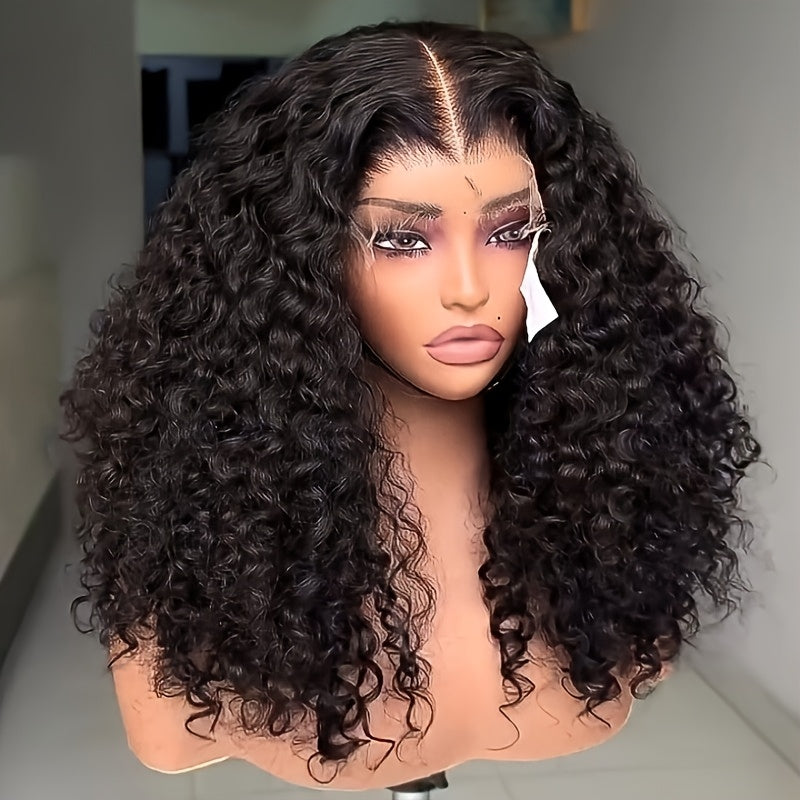 12-16 Inch Burgundy 99J Water Wave Bob Wig, 13x4 HD Human Hair, Pre-Plucked with Baby Hair, Ombre Highlight P4/27, Natural Looking Realistic Hairline, Versatile Styling Options, Elegant Wine Red Curly Style for Women, Hair Wi