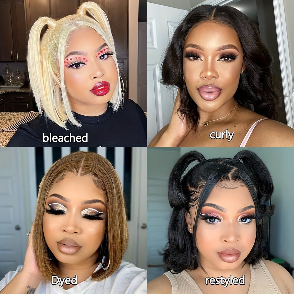 Hair Sophisticated - Bob Wig for Women, 13x4 Lace Front, Human Hair
