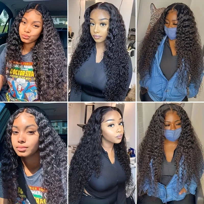 Hair Sophisticated™ – Ocean Wave Bundle Set 4 Bundles Deep Wave Virgin Brazilian Human Hair | 12A Grade | Wet & Wavy Perfection