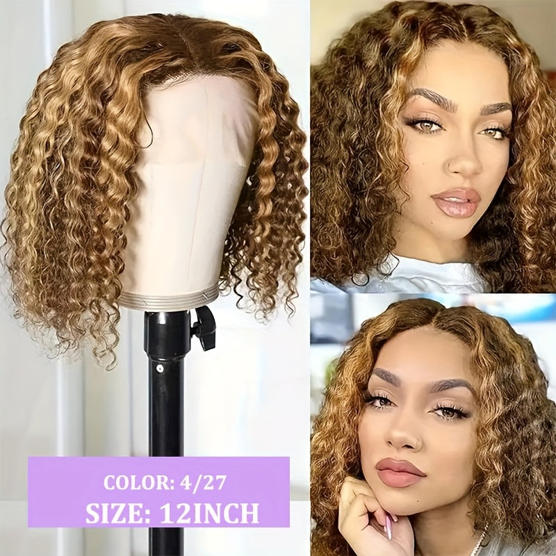 Hair Sophisticated™ 14" Ombre Blonde Deep Wave Bob Wig