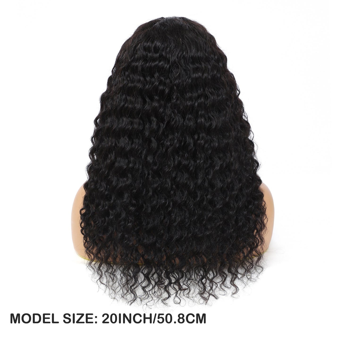 180% Density Deep Wave Lace Front Wig - 4x4 Transparent Closure, Human Hair, Natural Black Color, Wet and Wavy Look with Baby Hair for Women, Versatile Hair Wig | Voluminous Hairstyle | Full Luxurious Wig