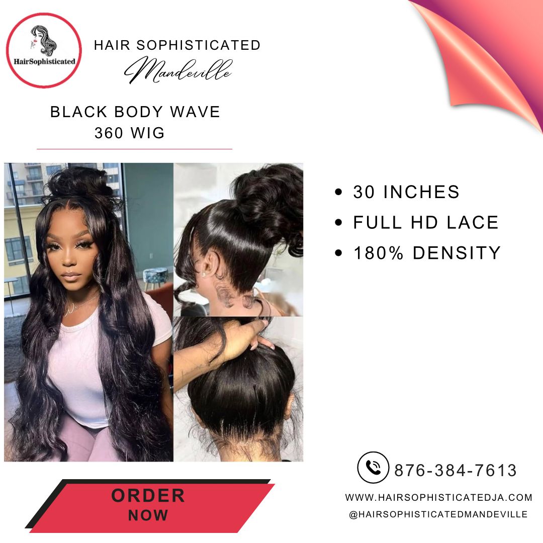 Black body wave 360 wig
