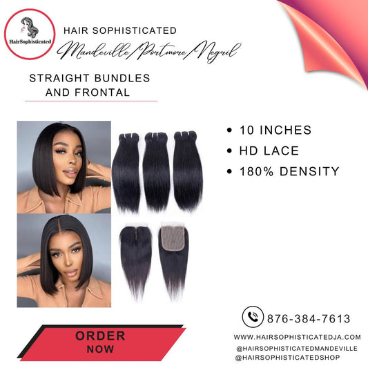 Straight bundles and frontals