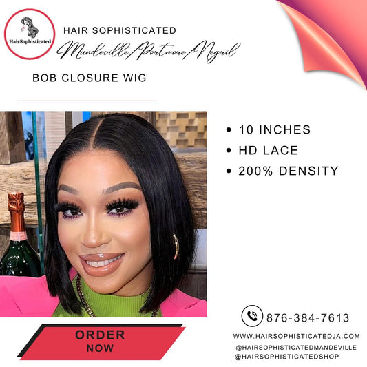Bob closure wig