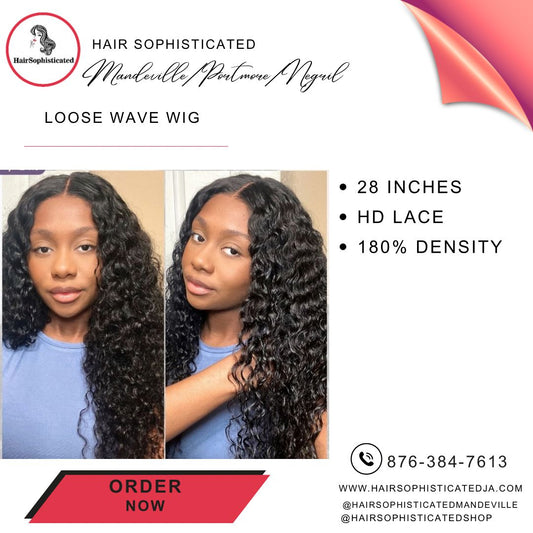 Loose wave wig