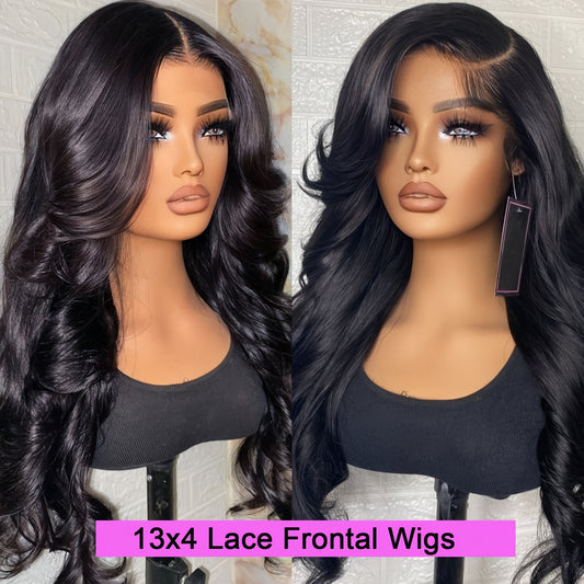 HAIR SOPHISTICATED 28 Inch 13x4 HD Lace Frontal Wigs Long Body Wave Black